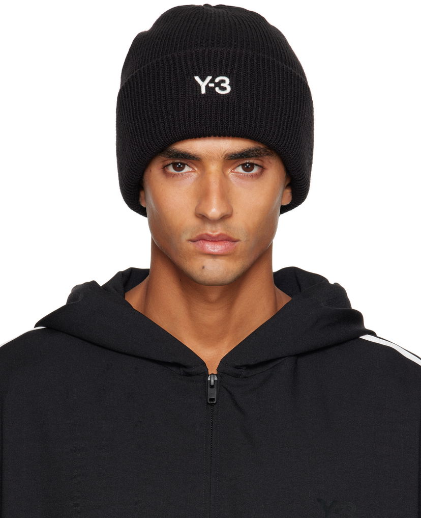 Шапка Y-3 Y-3 Classic Knit Beanie чорний | JW8963