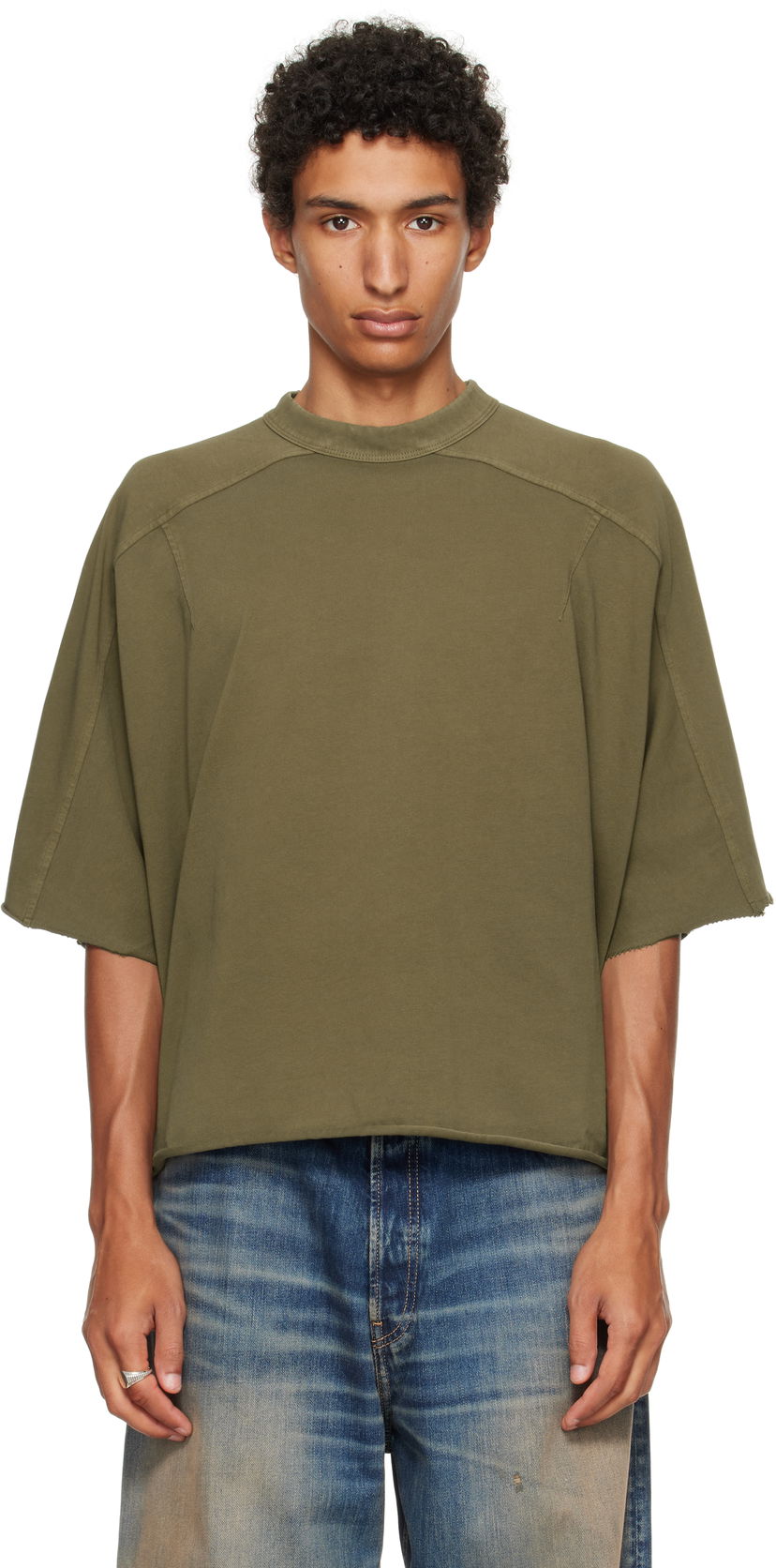 Футболка Entire Studios Entire Studios Heavy Dart T-Shirt Зелений | ES2487MI