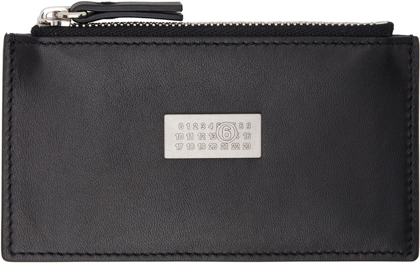 Гаманець Maison Margiela MM6 Maison Margiela Leather Card Holder чорний | SA5UI0016 P7258