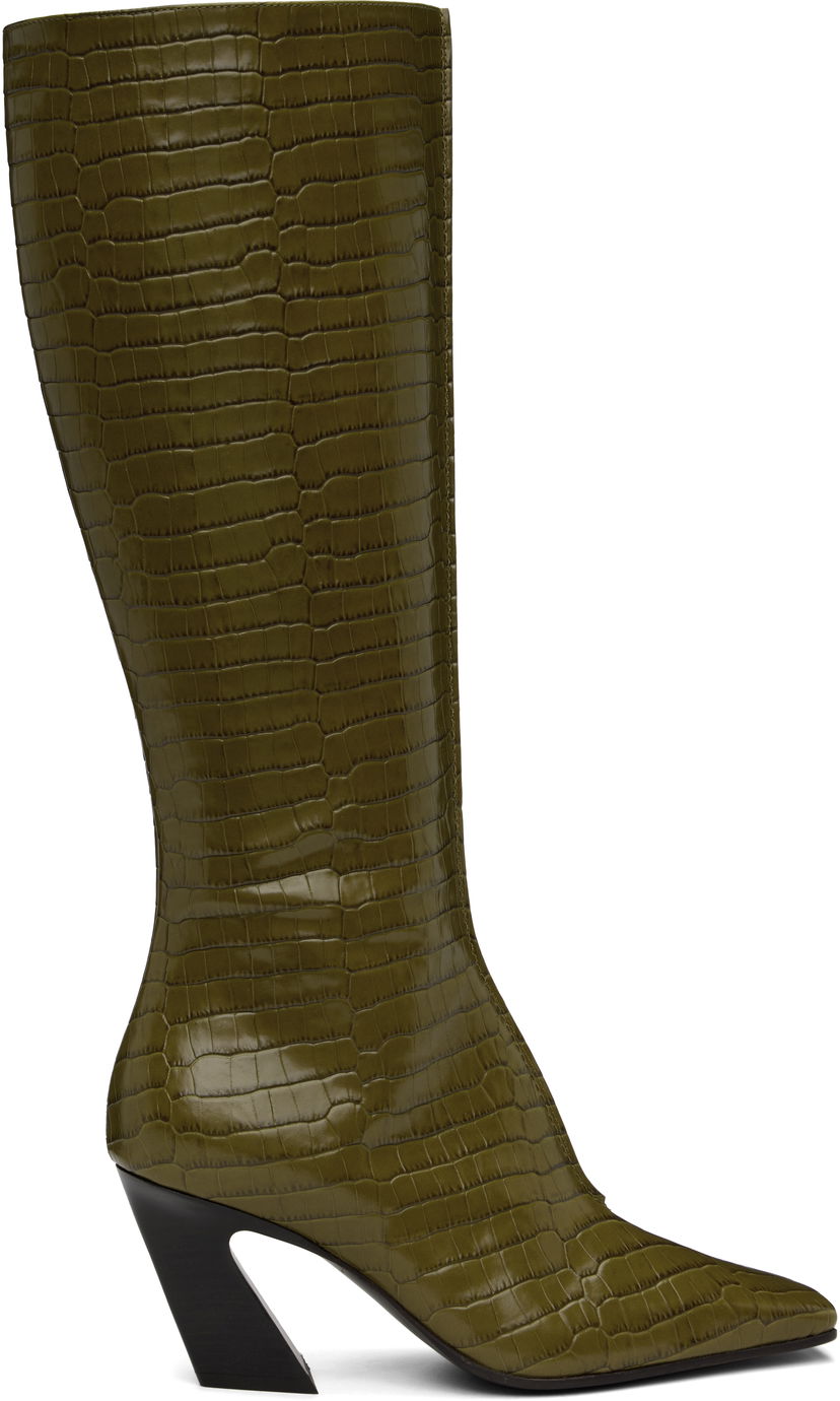 Одяг Bottega Veneta Bottega Veneta Lewis Tall Boots Зелений | 806735 V4PB0