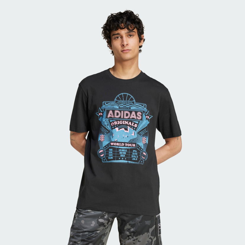 Футболка adidas Performance Training Supply Street Graphic T-Shirt чорний | IZ2585