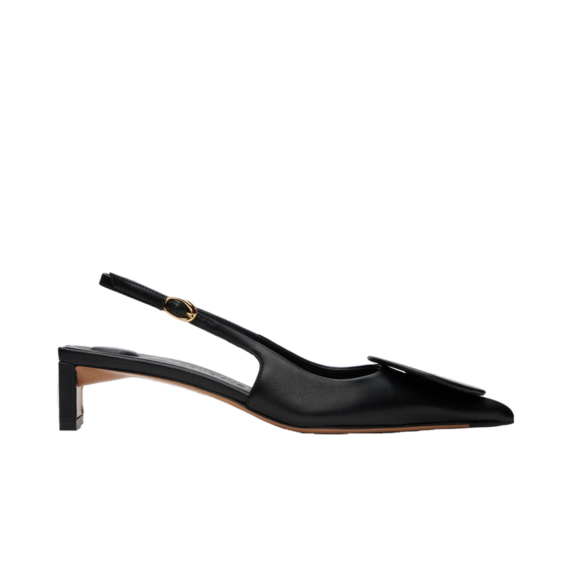 Кросівки та взуття Jacquemus Black Les Classiques 'Les slingbacks Duelo basses' Heels чорний | 24E241FO076-3073