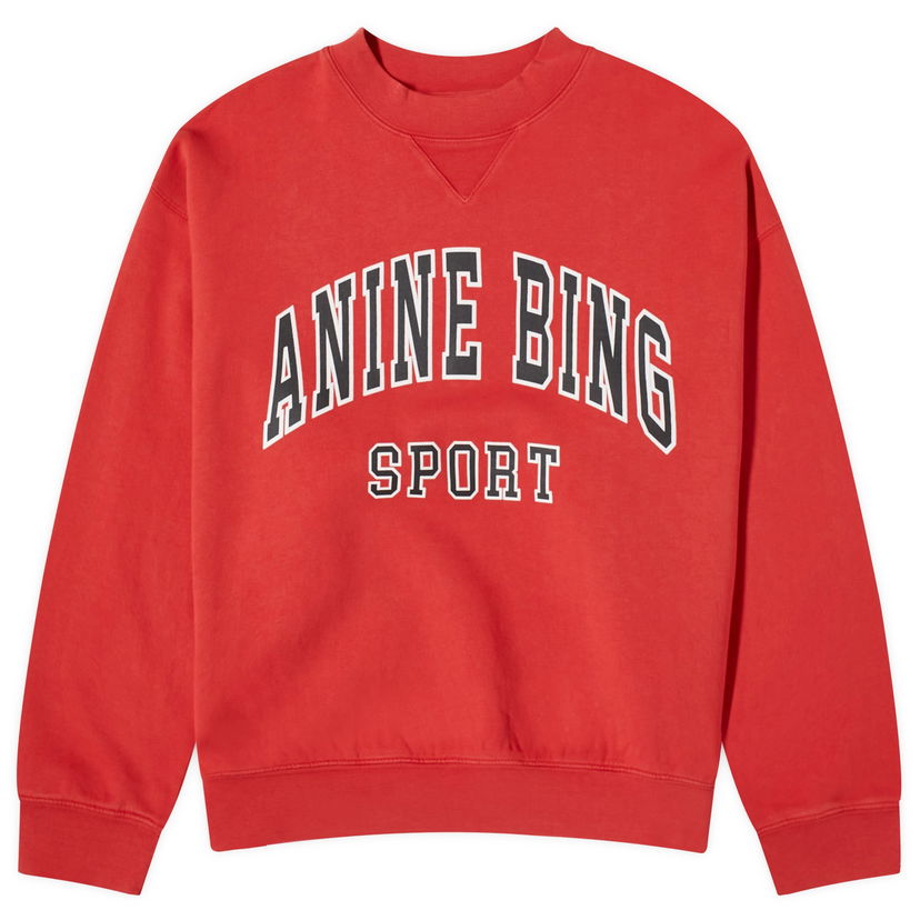Світшоти Anine Bing Jaci Sport Logo Sweatshirt Червоний | A-08-5296-610