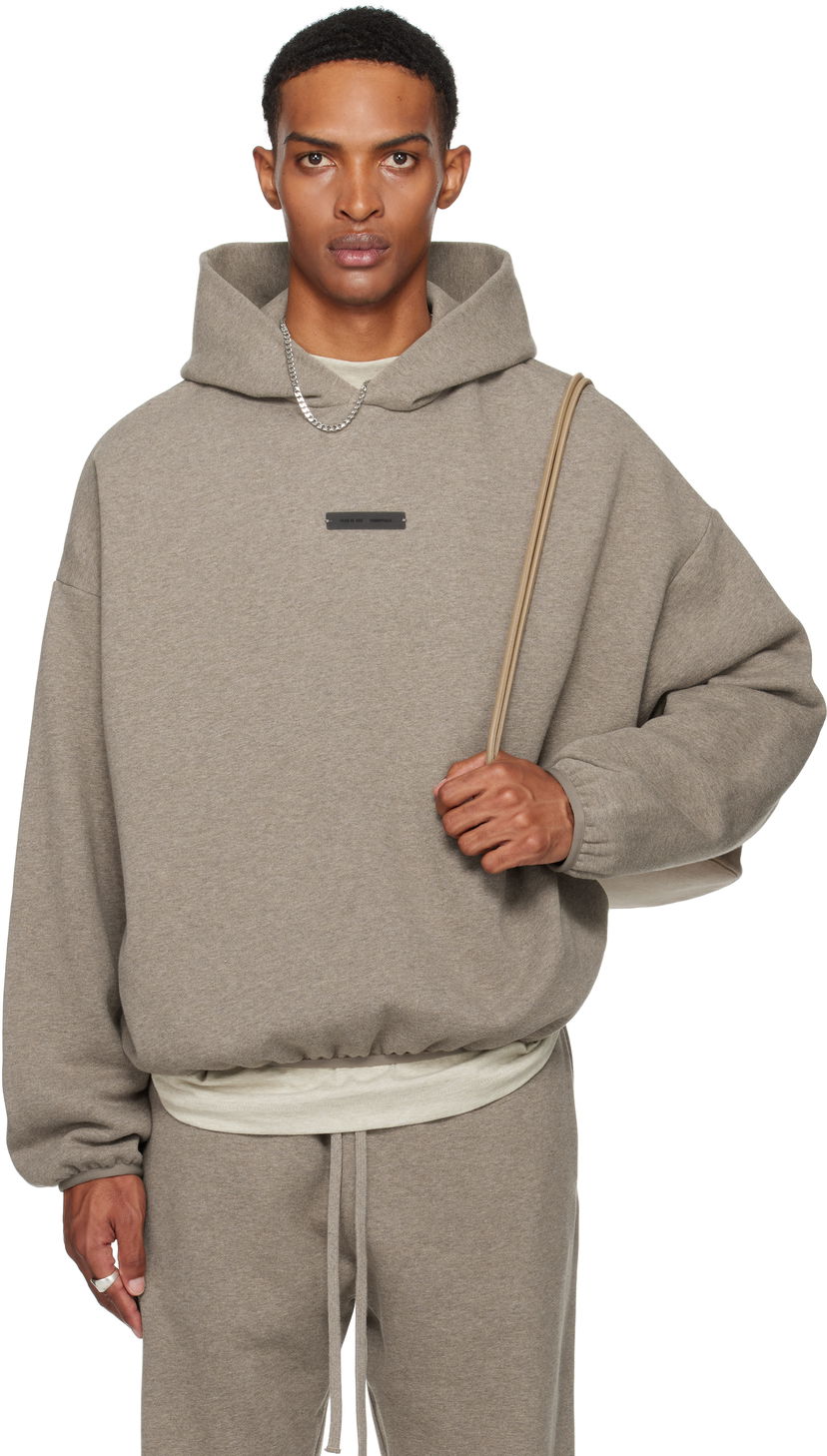 Світшоти Fear of God Fear of God ESSENTIALS Modern Fit Fleece Hoodie Сірий | 192SP256513F