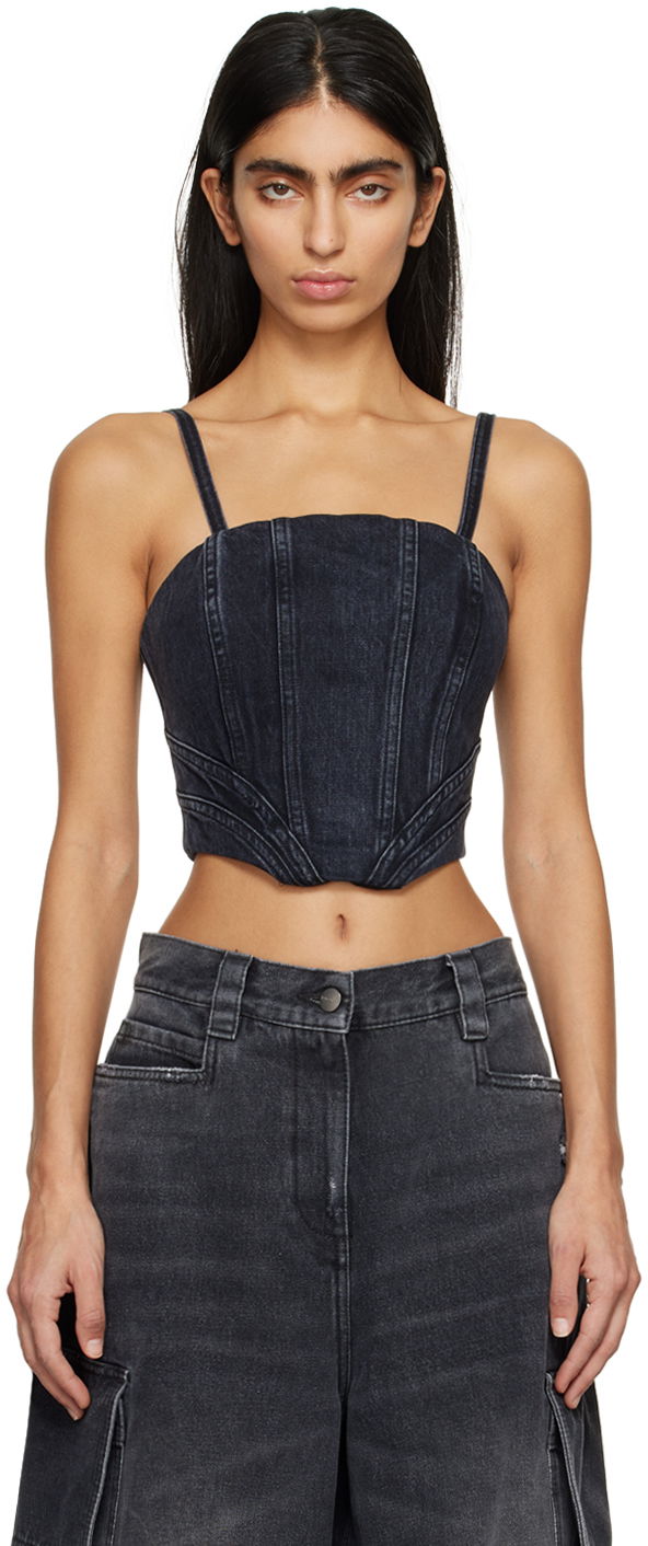 Безрукавка AMIRI Faded Tank Top чорний | PS24WDF007