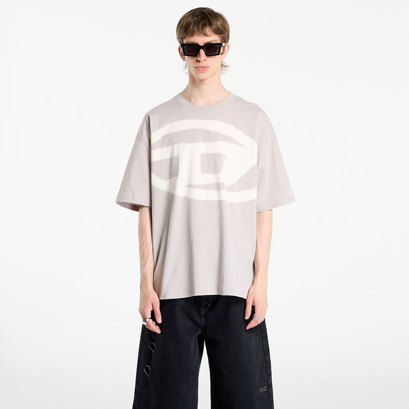 Футболка Diesel T-Boxt-Bleach T-Shirt Grey Сірий | A14872_0QKAS 9BZ