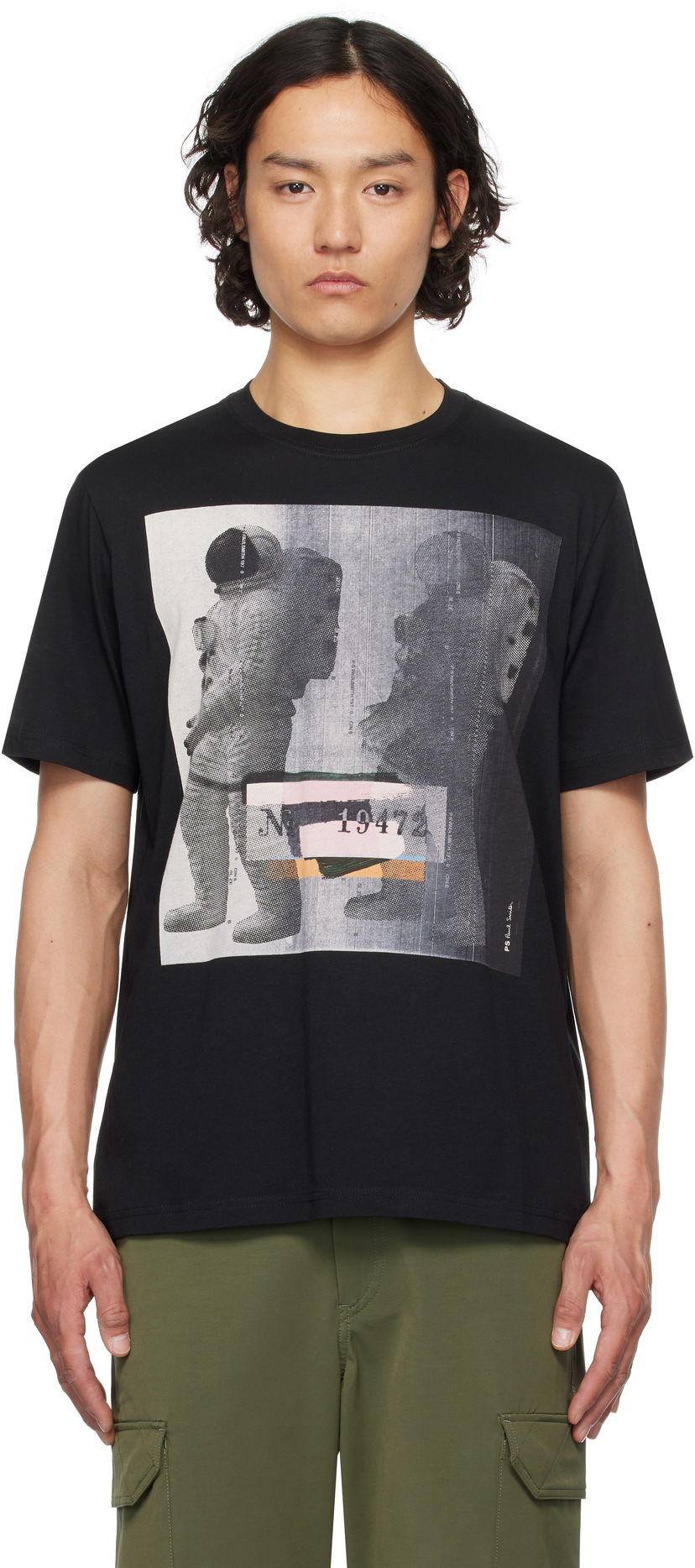 Футболка Paul Smith PS Paul Smith Astronaut Print T-Shirt чорний | M2R-011R-PP5086-79
