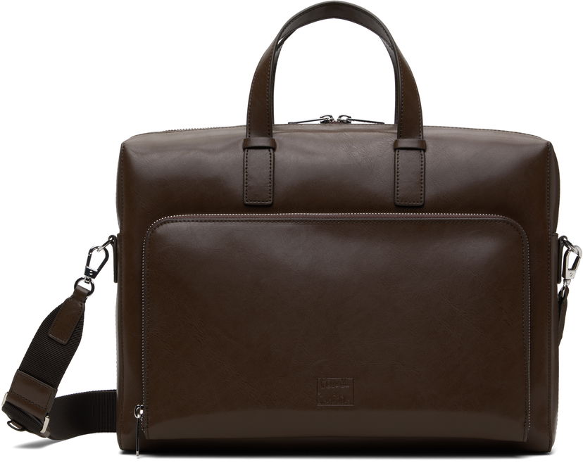 Сумка Paul Smith Paul Smith Leather Folio Briefcase Коричневий | M1A-8082-PSOFTL
