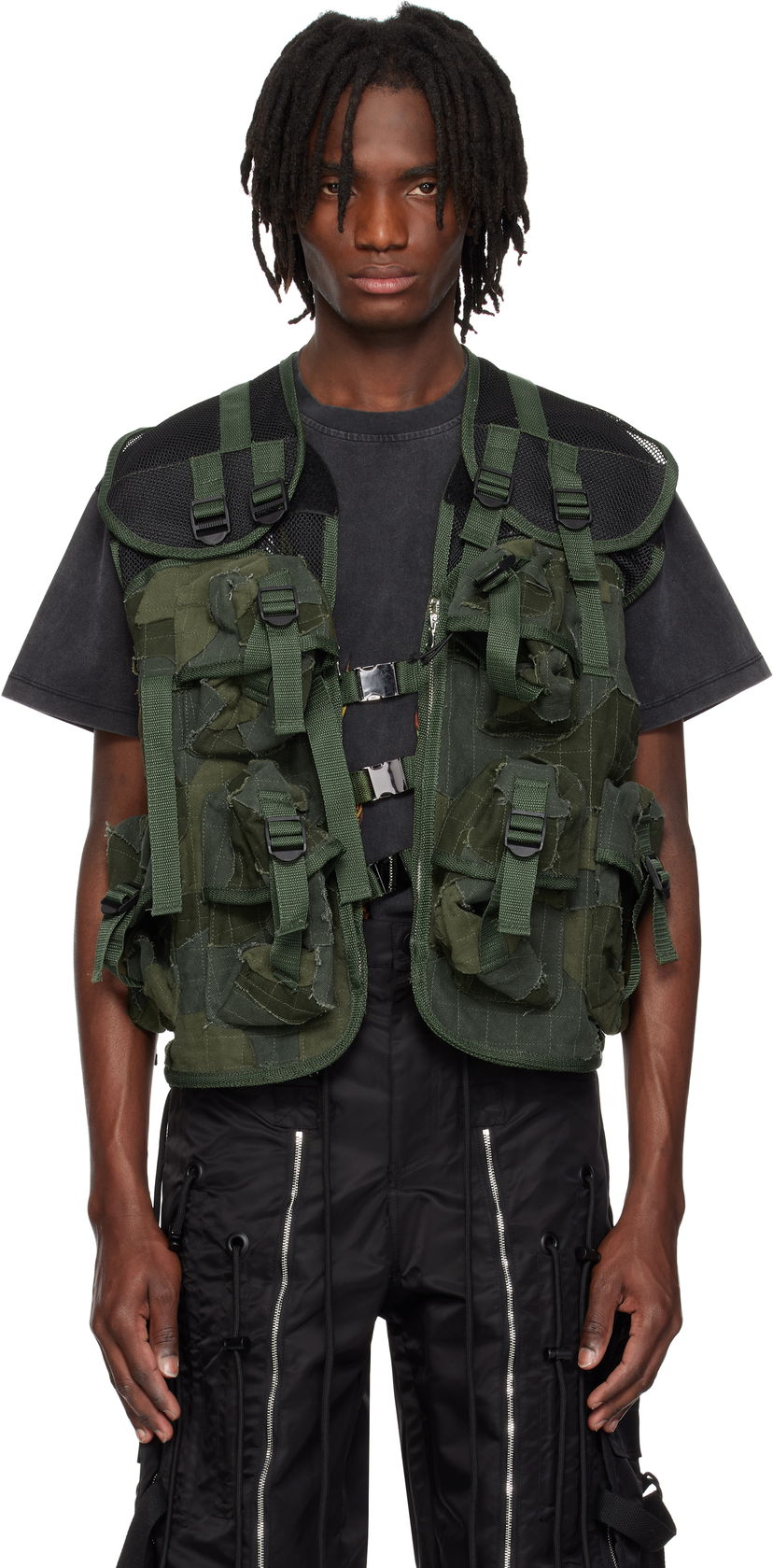 Жилет Who Decides War Who Decides War Milly Cargo Vest Зелений | 1131320011SS25