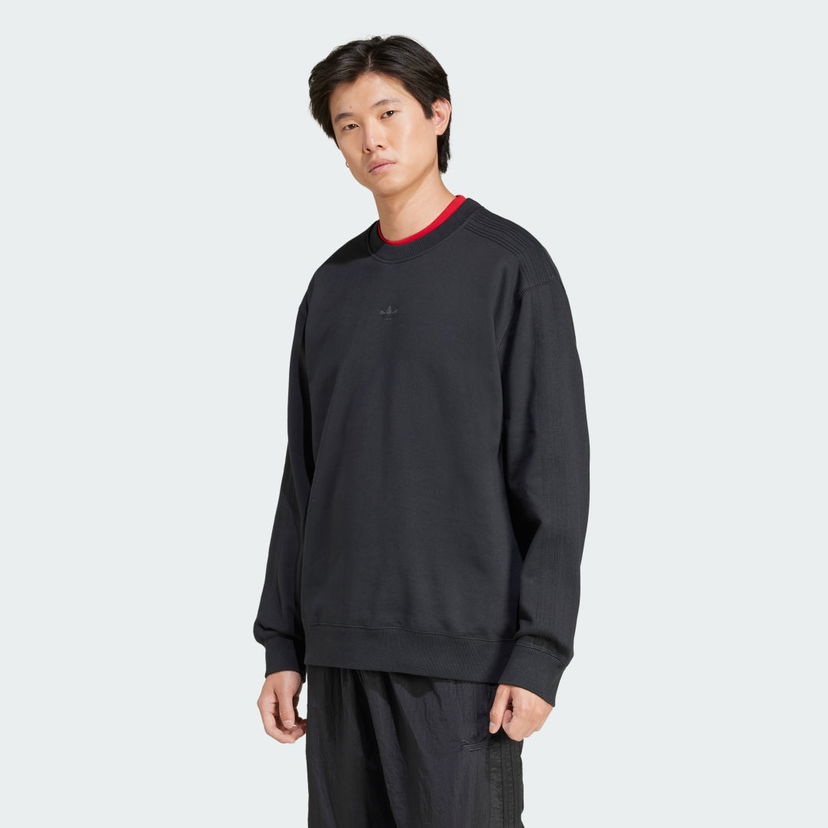 Світшоти adidas Performance Black Crewneck Sweatshirt чорний | JC9574