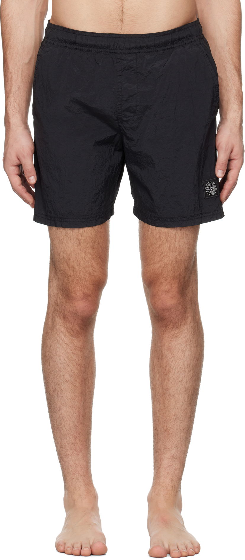 Купальники Stone Island Crinkled Swim Shorts чорний | K1S15B100009S0043