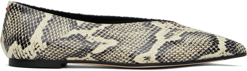 Догляд за взуттям Aeyde Aeyde Moa Leather Ballerina Flats бежевий | A11-FL-MOAP8MFL-223-100-043