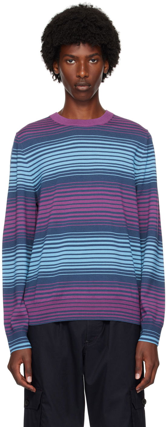 Cветр Paul Smith PS Paul Smith Striped Sweater Фіолетовий | M2R-948Y-N22145-53