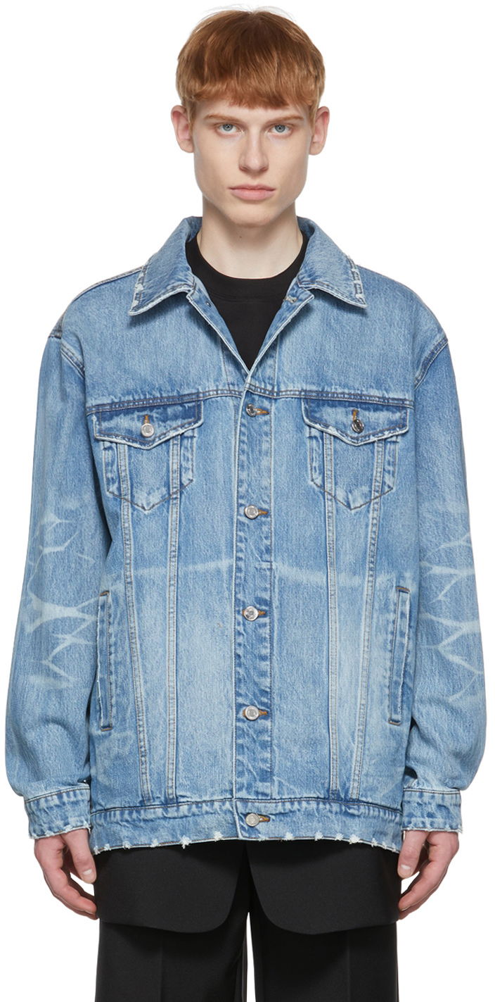 Куртка We11done We11done Trucker Denim Jacket Синій | WD-DJ1-22-354-U-BL