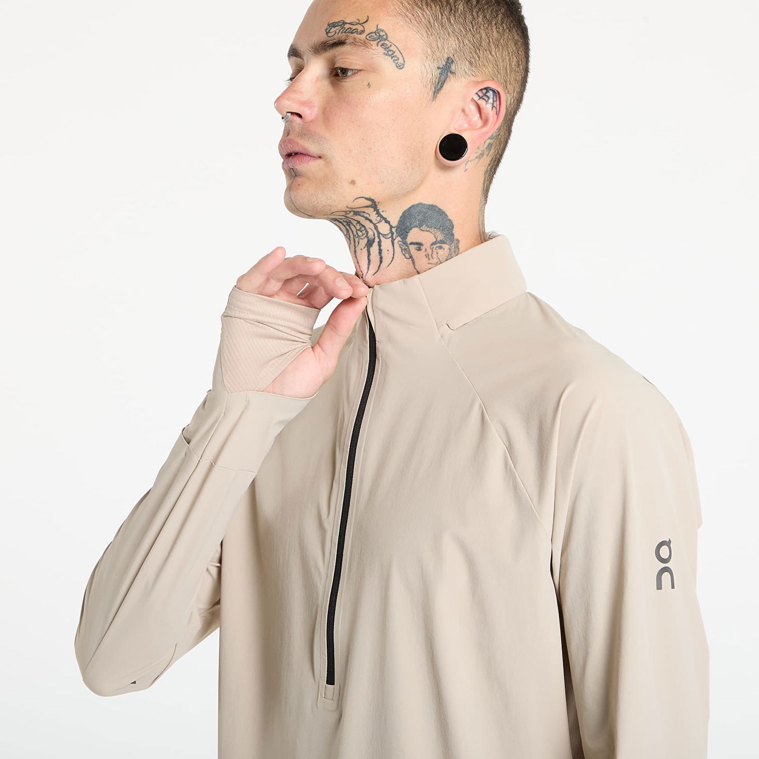Вітровка On Running Trail Breaker Half-Zip Running Top бежевий | 1ME30150603, 1