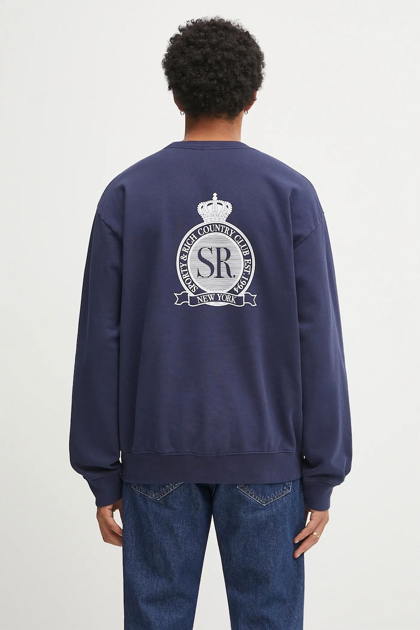 Світшоти Sporty & Rich Sporty & Rich Royal Club Sweatshirt темно-синій | ST071620219BL106