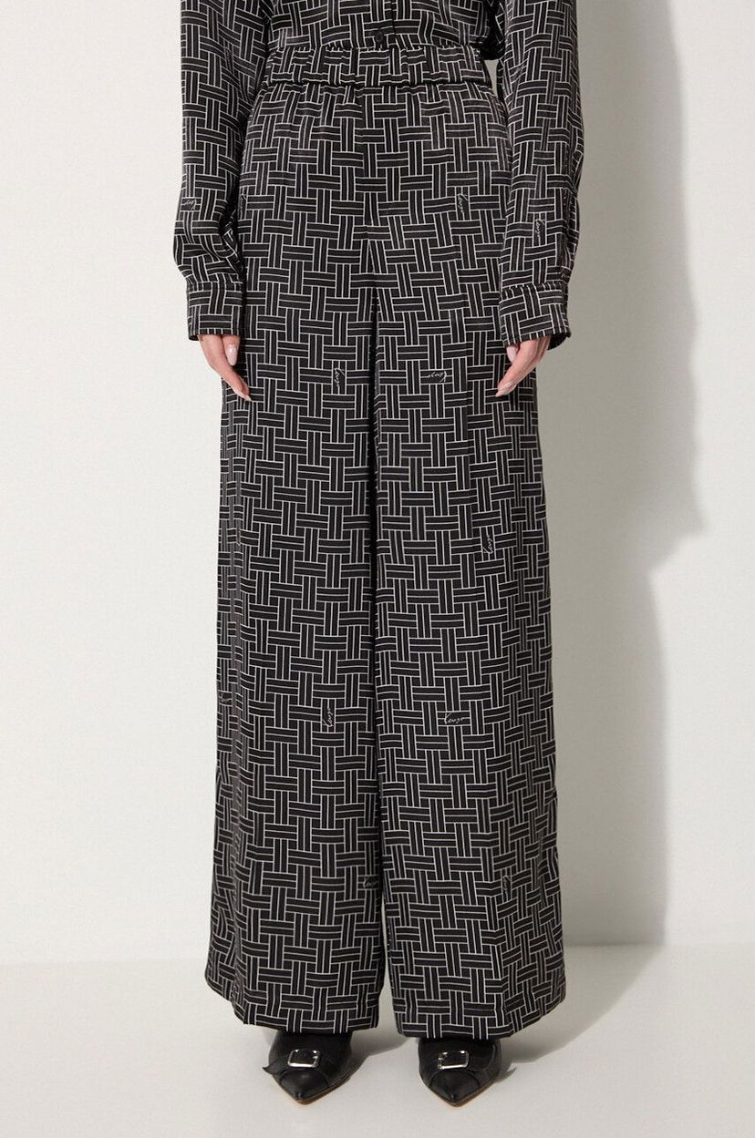 піжами KENZO Weave Pajama Pants High Waist чорний | FE62PA0849R1.99