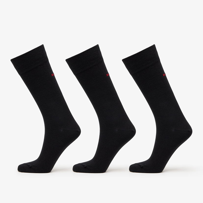 Шкарпетки BOSS Uni Socks 3-Pack Black чорний | 50493253-001