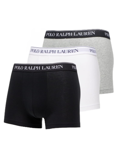 Боксери Polo by Ralph Lauren Cotton Trunk - 3 Pack Різнокольоровий | 714835885003