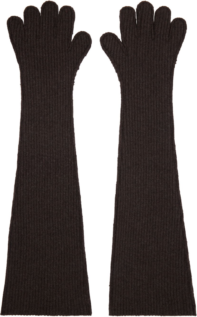 Рукавички Marni Oversized Wool Gloves Коричневий | GNMC0036A1 UFWH22