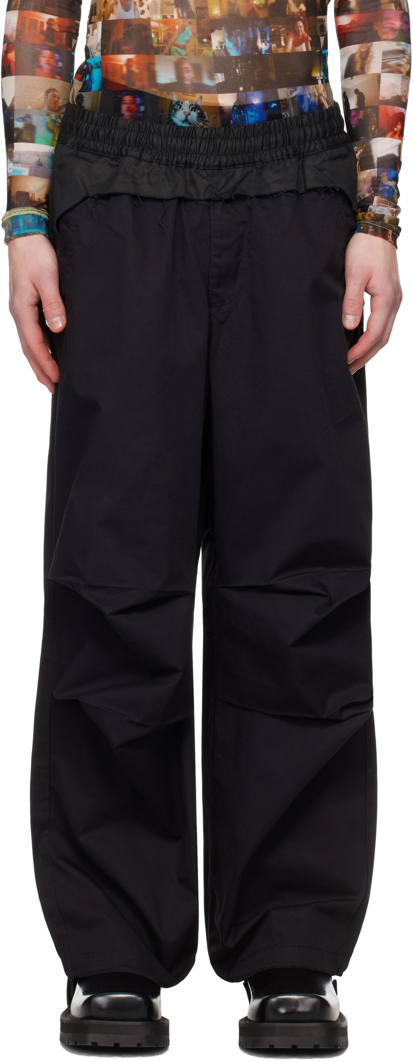 Штани карго Diesel Diesel P-Gustaf Trousers чорний | A16074-0IQAV-9XXA