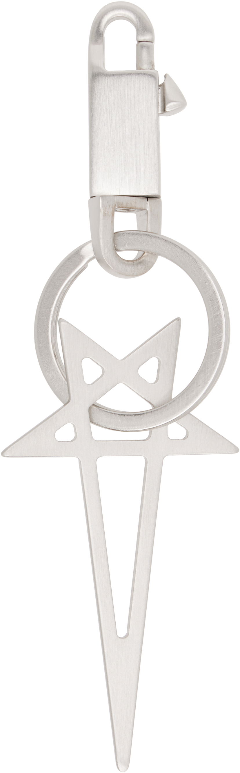 Брелоки Rick Owens Rick Owens Concordians Pentagram Keychain Металік | RA02E0791 MET