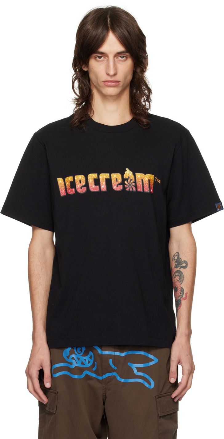 Футболка BBC IceCream Soft Serve Sparkle T-Shirt чорний | IC24349