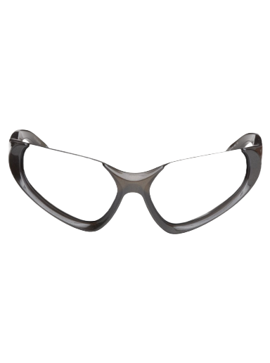 Сонцезахисні окуляри Balenciaga Exaggerated Sport Goggle Sunglasses Сірий | BB0202S-002