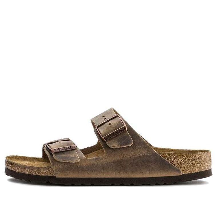 Кросівки та взуття Birkenstock Arizona Soft Footbed Oiled Leather Narrow Fit Sandals Коричневий | 0552813
