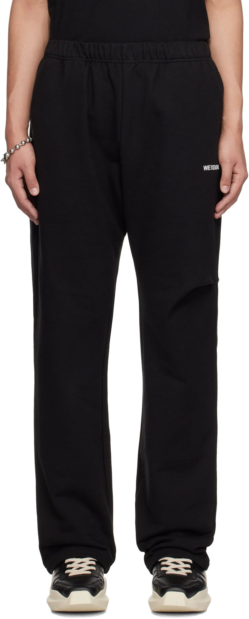 Спортивні штани We11done We11done Wide Jogger Sweatpants чорний | WD-TA3-22-864-U-BK
