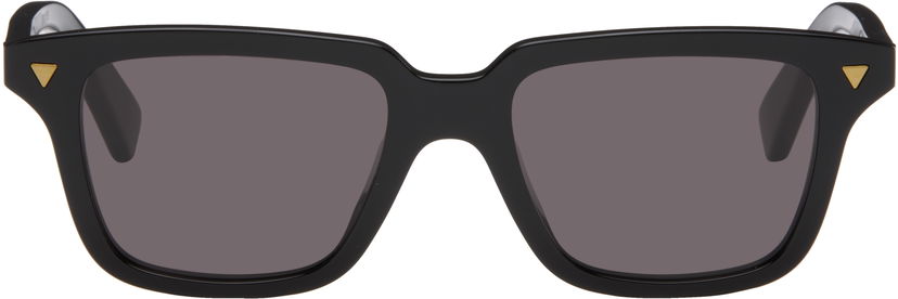 Сонцезахисні окуляри Bottega Veneta Bottega Veneta Triangle Stud Rectangular Sunglasses чорний | BV1363S-001