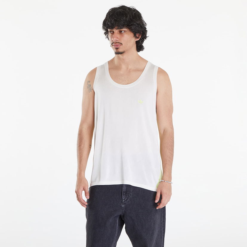 Жилет adidas Originals Wales Bonnes x Knit Vest Core White/ Semi Frozen Yellow білий | IZ1888