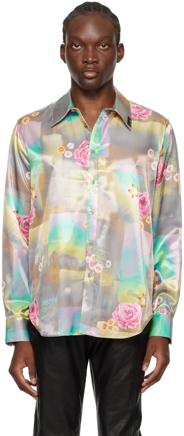 Сорочка Martine Rose Classic Shirt Бірюзовий | MRSS24-401L