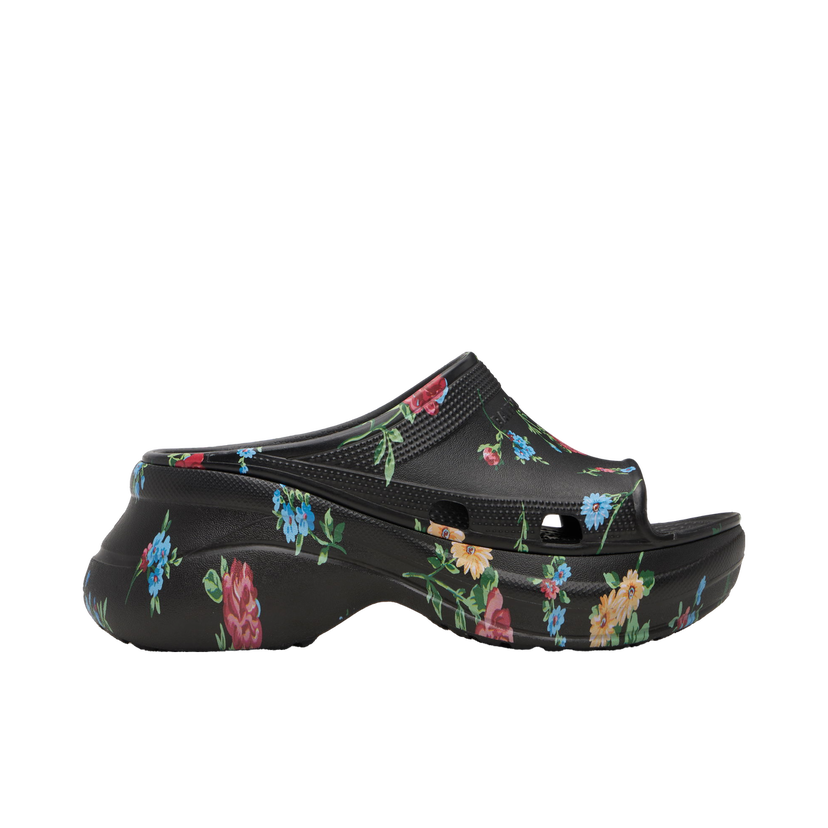 Кросівки та взуття Balenciaga Balenciaga Crocs Edition Floral Pool Slides чорний | 677389W1S8G