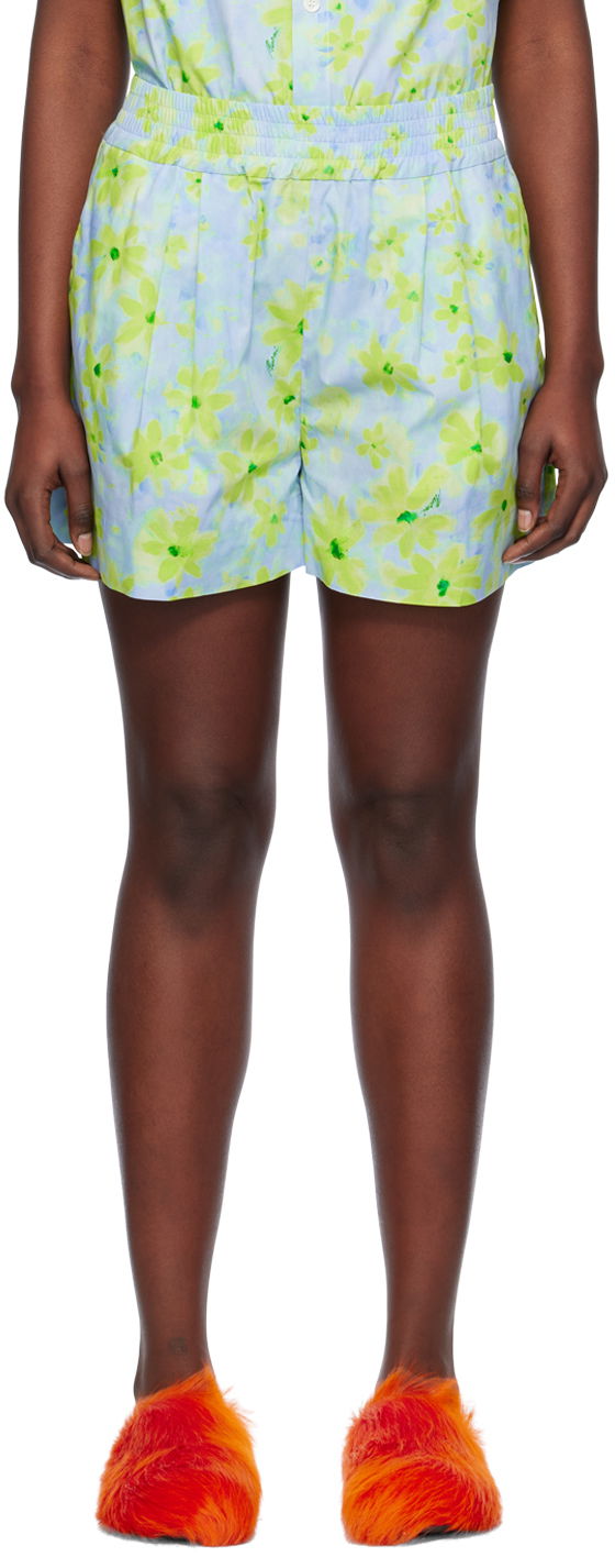 Шорти Marni Parade Shorts Зелений | PAMA0387S0 UTC330