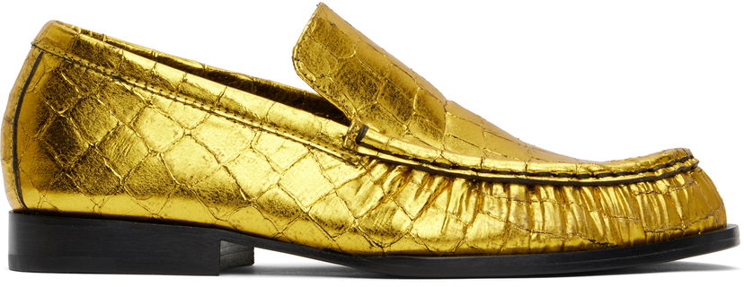 Одяг Dries Van Noten Dries Van Noten Metallic Loafers Жовтий | WS251-1277-208