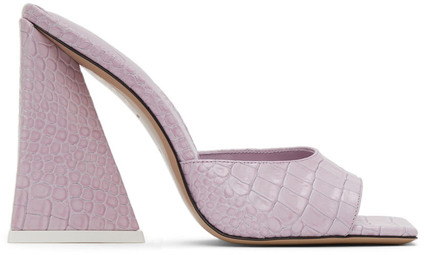 Догляд за взуттям The Attico Attico Devon Heeled Mules Фіолетовий | 221WS000 EL002