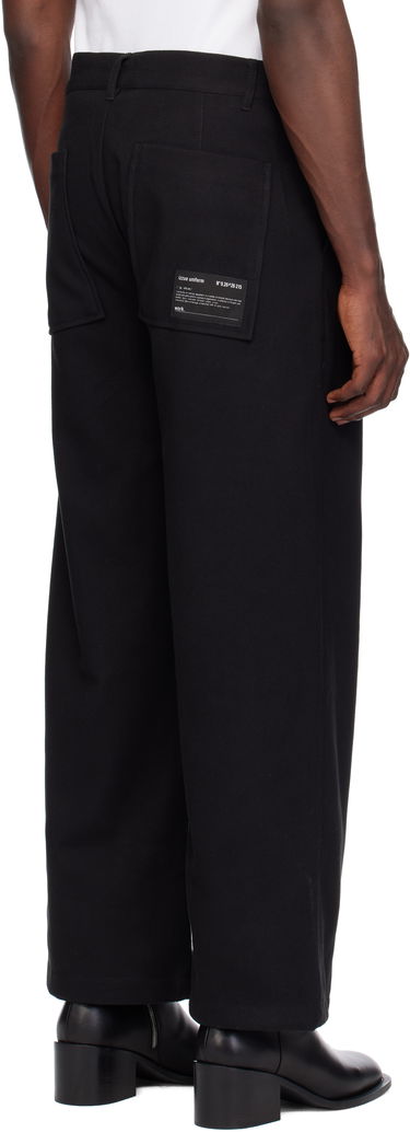 Штани izzue Relaxed Fit Twill Pants чорний | IZXPTL6137W4NBKX, 2