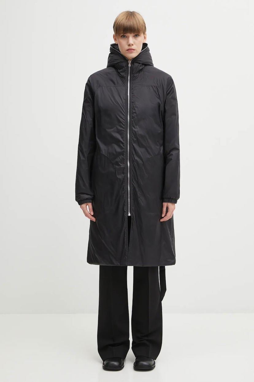 Вітровка Rick Owens Rick Owens DRKSHDW Long Hooded Sealed Windbreaker чорний | DS02E7923.NP