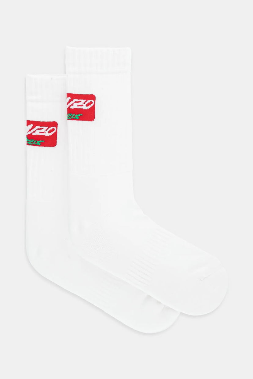 Шкарпетки KENZO Kenzo x Futura Socks білий | FF68SU195KSB