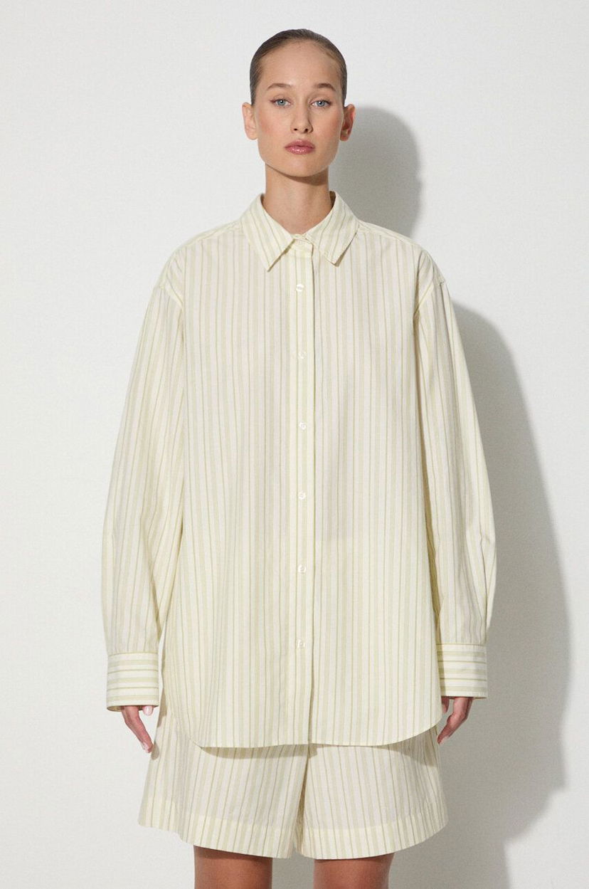 Сорочка Samsoe Samsoe Samsøe Samsøe SALOVAR Relaxed Fit Shirt бежевий | F24200110