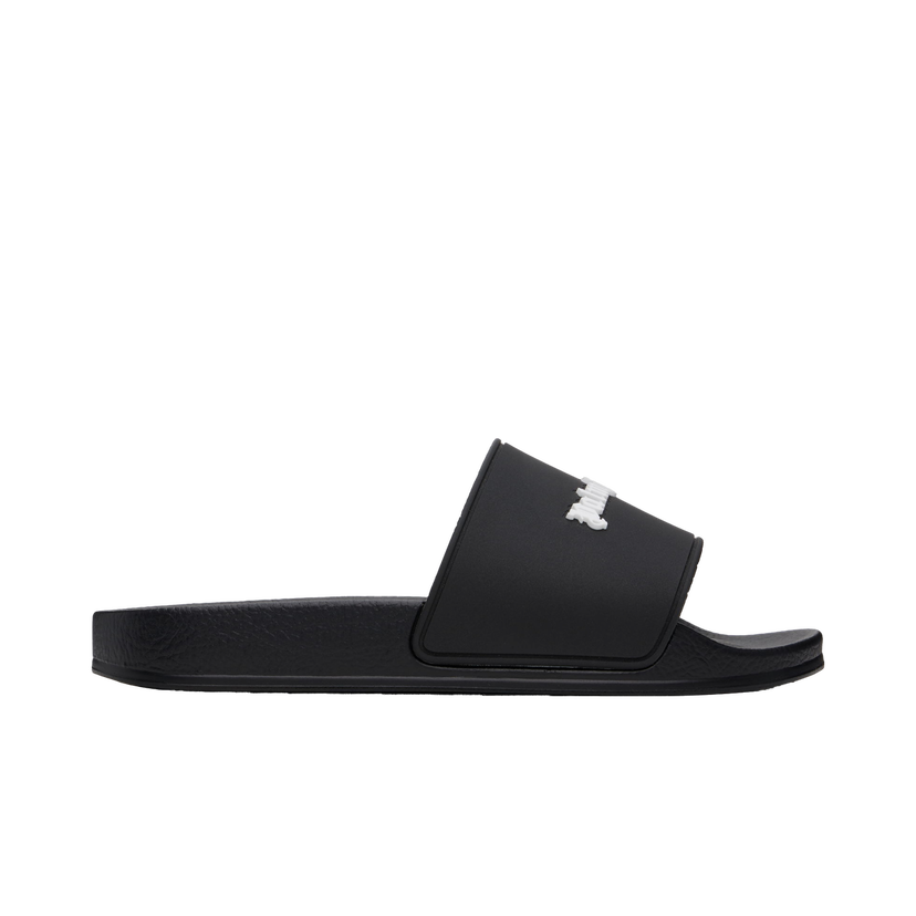 Кросівки та взуття Palm Angels Classic Logo Pool Slides чорний | PMIC010C99MAT0011001