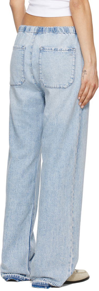 Джинси rag & bone rag & bone Logan Ultra Featherweight Wide-Leg Jeans Синій | WDD25S7009UFKI, 2