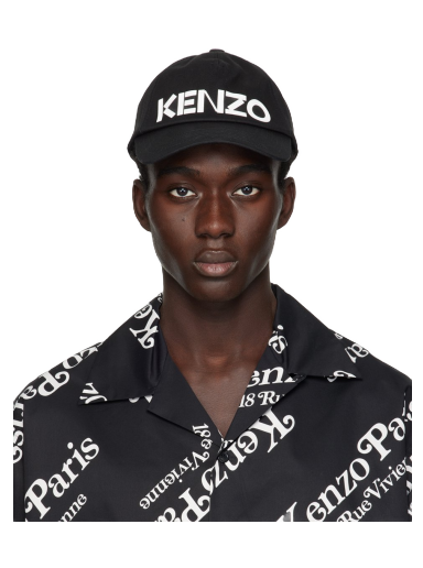 Кепка KENZO Paris Graphy Cap чорний | FE58AC101F31