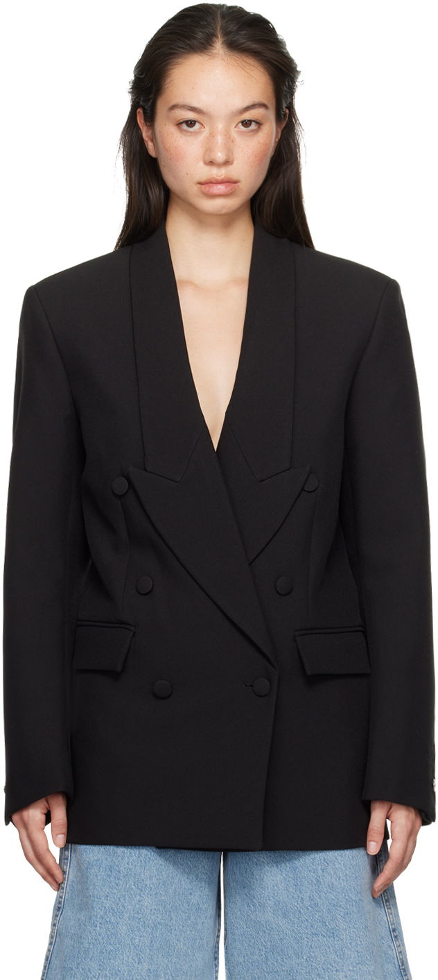 Куртка Coperni Double-Breasted Tailored Blazer чорний | COPV58BISF3004
