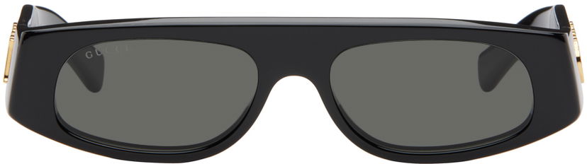 Сонцезахисні окуляри Gucci Black Geometric Shaped Sunglasses чорний | GG1771S