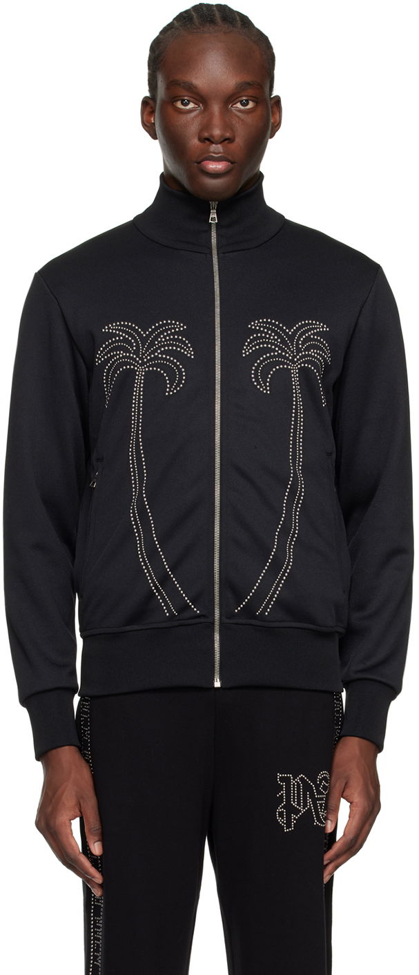 Куртка Palm Angels Milano Stud Track Jacket чорний | PMBD059R24FAB0011010