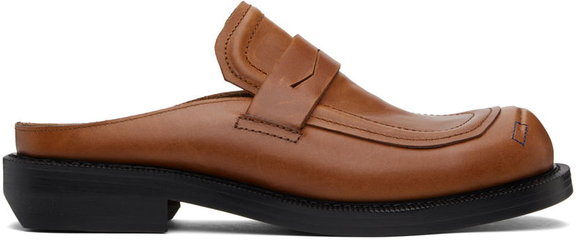 Кросівки та взуття ADER ERROR ADER error Curve MU03 Slip-On Loafers Коричневий | BLAFWS205BR