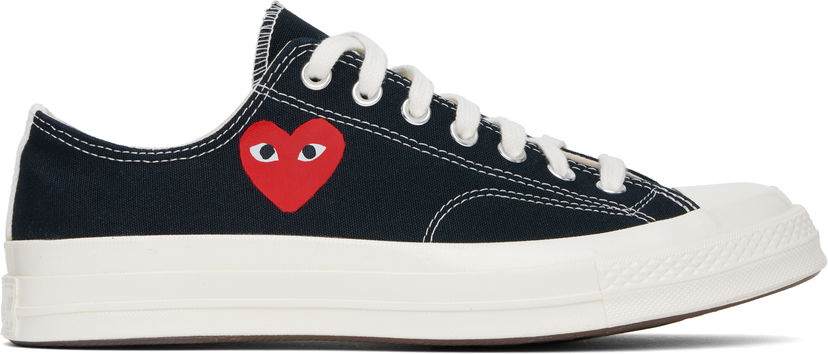 Одяг Comme des Garçons COMME des GARÇONS PLAY Chuck 70 OG Single Heart темно-синій | AZ-K128-001