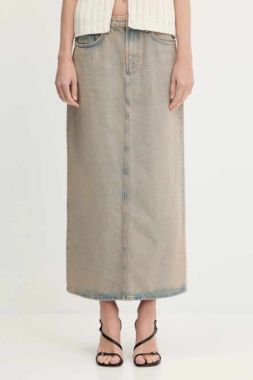 Спідниця Samsoe Samsoe Samsoe Samsoe Saelsie Maxi Denim Skirt Синій | F25100166